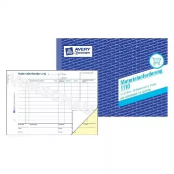 Administration Book Avery 1110 Blue White
