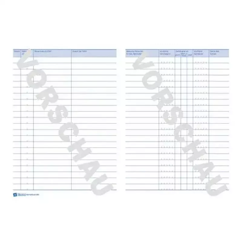Administration Book Avery 223 Blue White