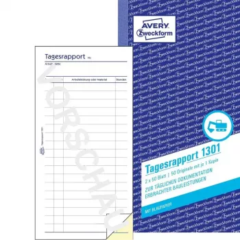 Accounting form/book AVERY 1301 50 pages