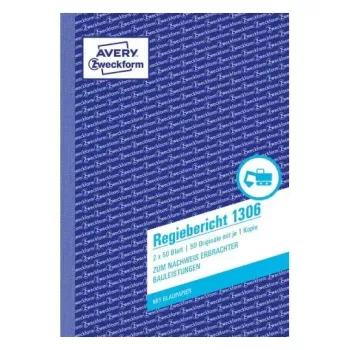 Accounting form/book A5 Avery 1306