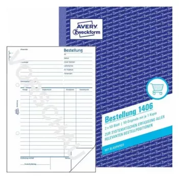 Accounting form/book A5 Avery 1406