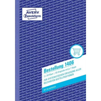 Accounting form/book A5 Avery 1406