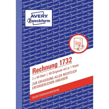 Accounting Form Book A6 Avery 1732
