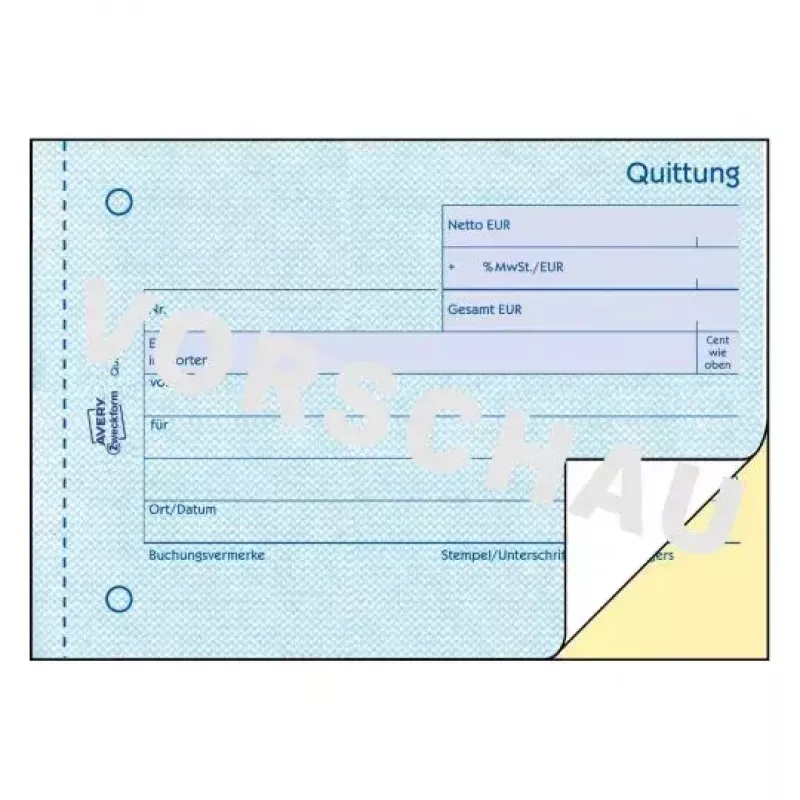 Accounting Form Book A6 Avery 1735