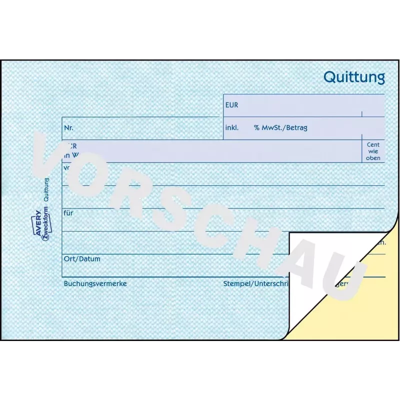Accounting form/book A6 Avery 1736