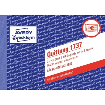 Accounting Form Book A6 Avery 1737