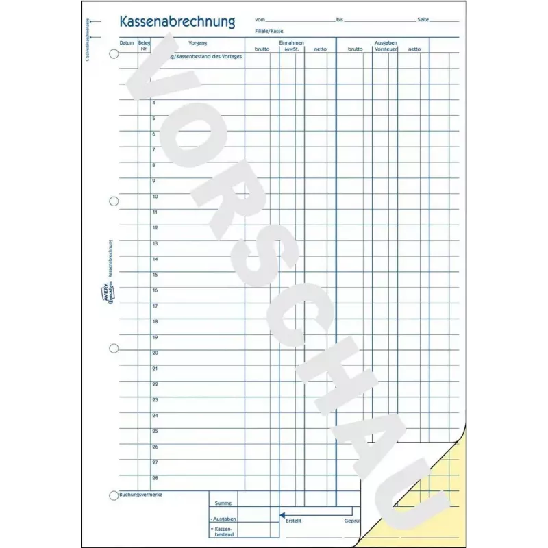 Accounting form/book AVERY 1757