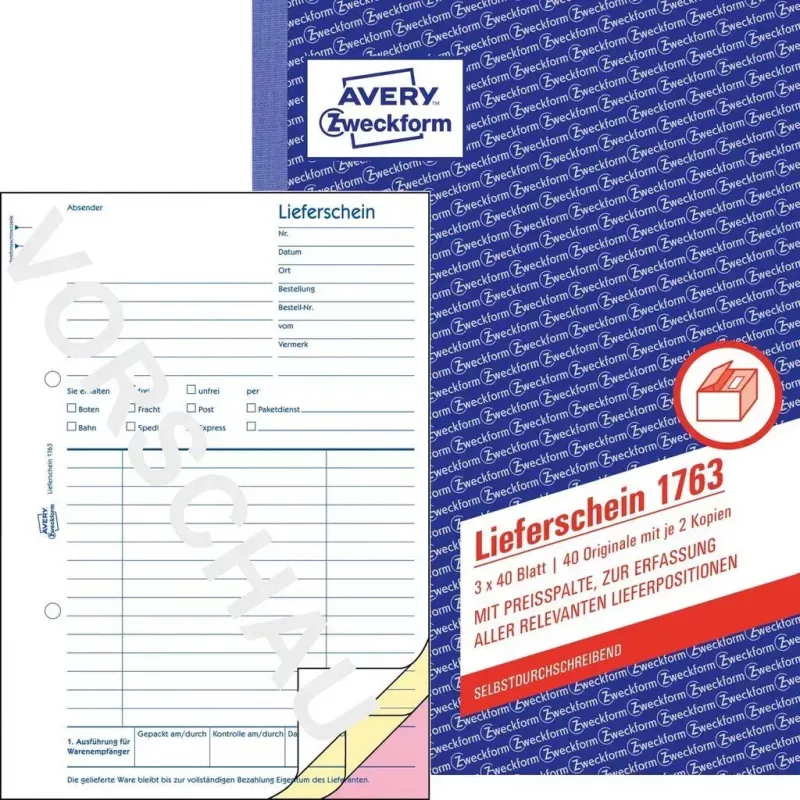Accounting Form Book A5 Avery 1763