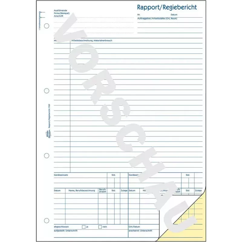 Accounting form/book AVERY 1769 A4 40 pages