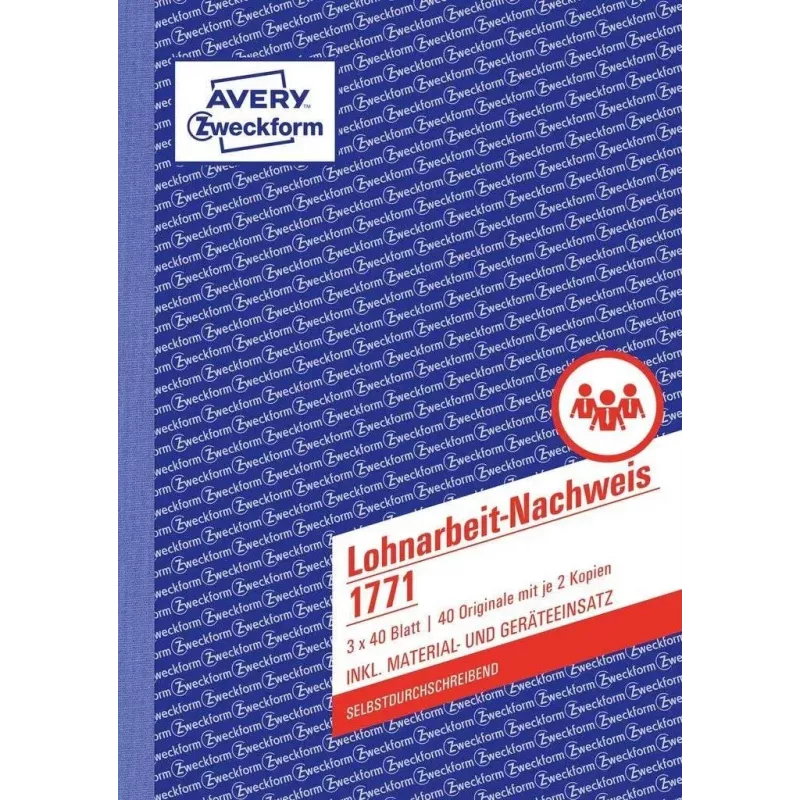 Business Form Avery 1771