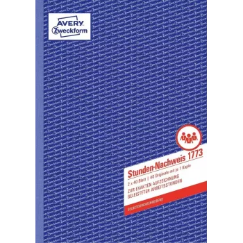 Accounting form/book AVERY 1773