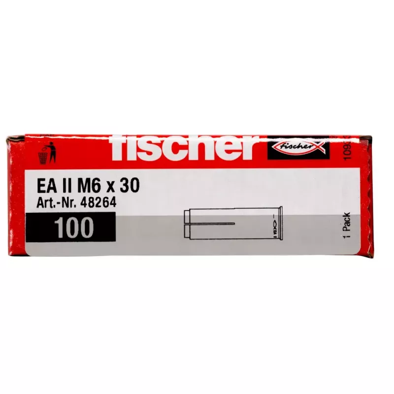 Anchor Fischer EA II M6 100 pcs 30 mm