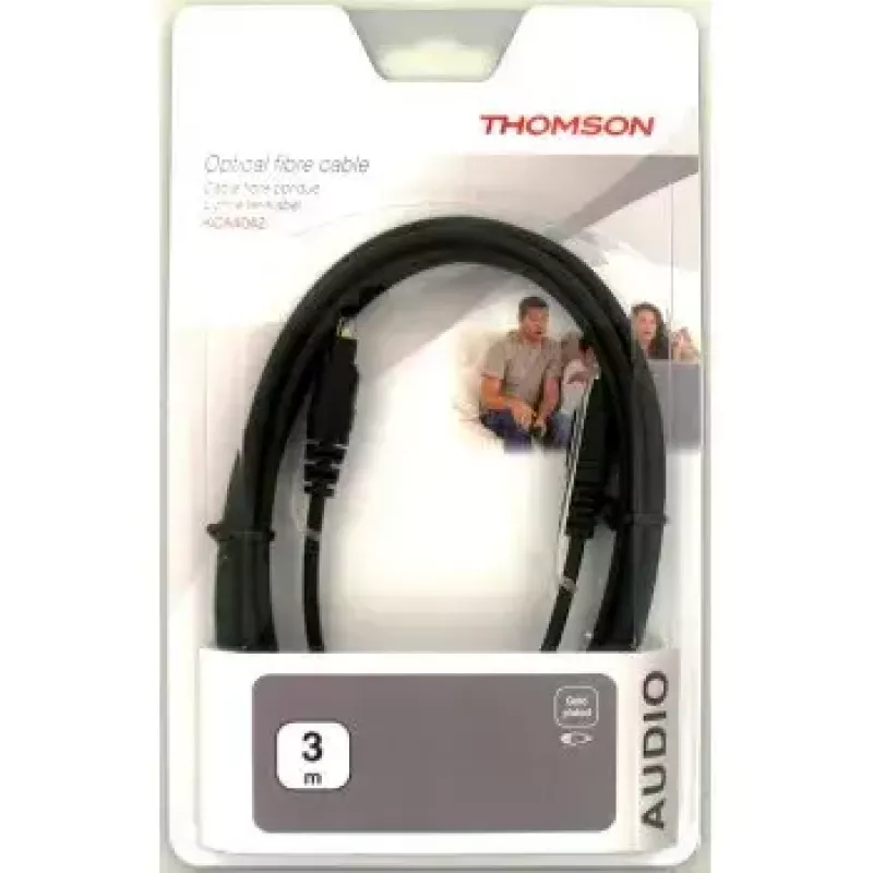 Audio Cable Thomson 00132137 3m TOSLINK Black