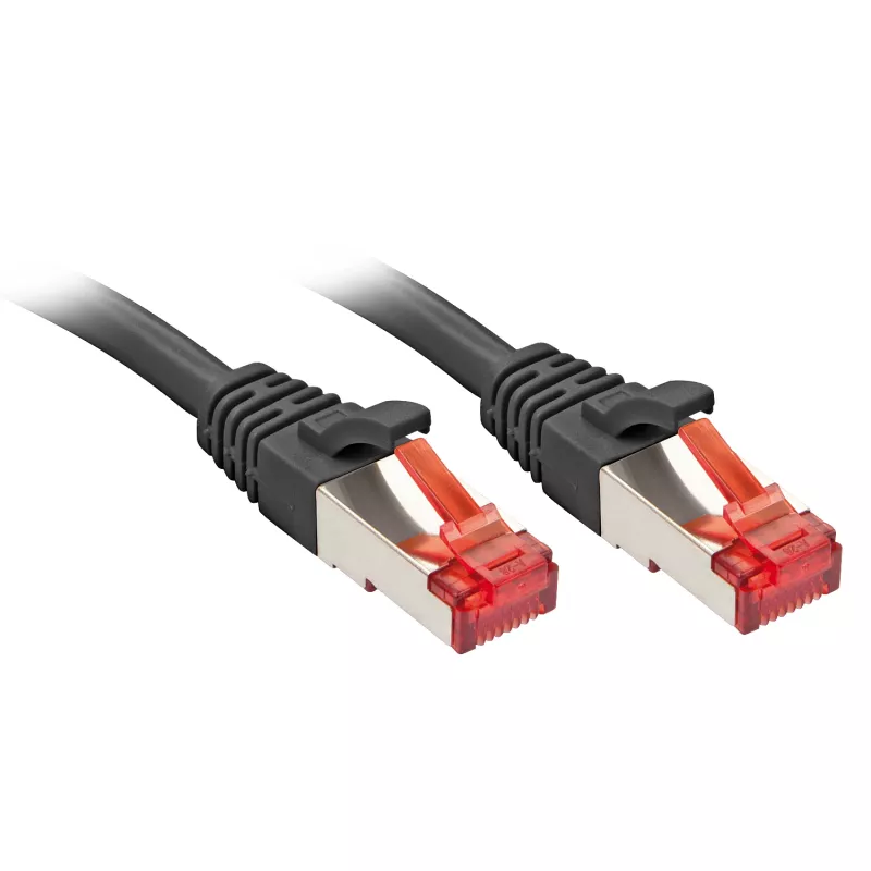 Lindy Kabel / Adapter networking cable Black 1 m Cat6 S/FTP (S-STP)