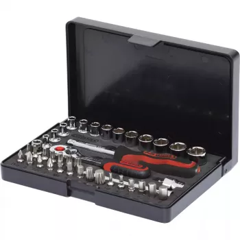 Socket set KS Tools 918.0640 1/4 inch Drive 40 heads
