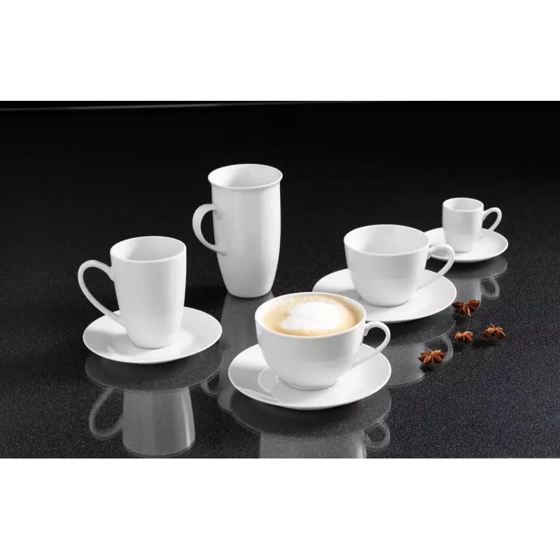 Cup Single Snap by R&B BIANCO White Cappuccino 0.3L