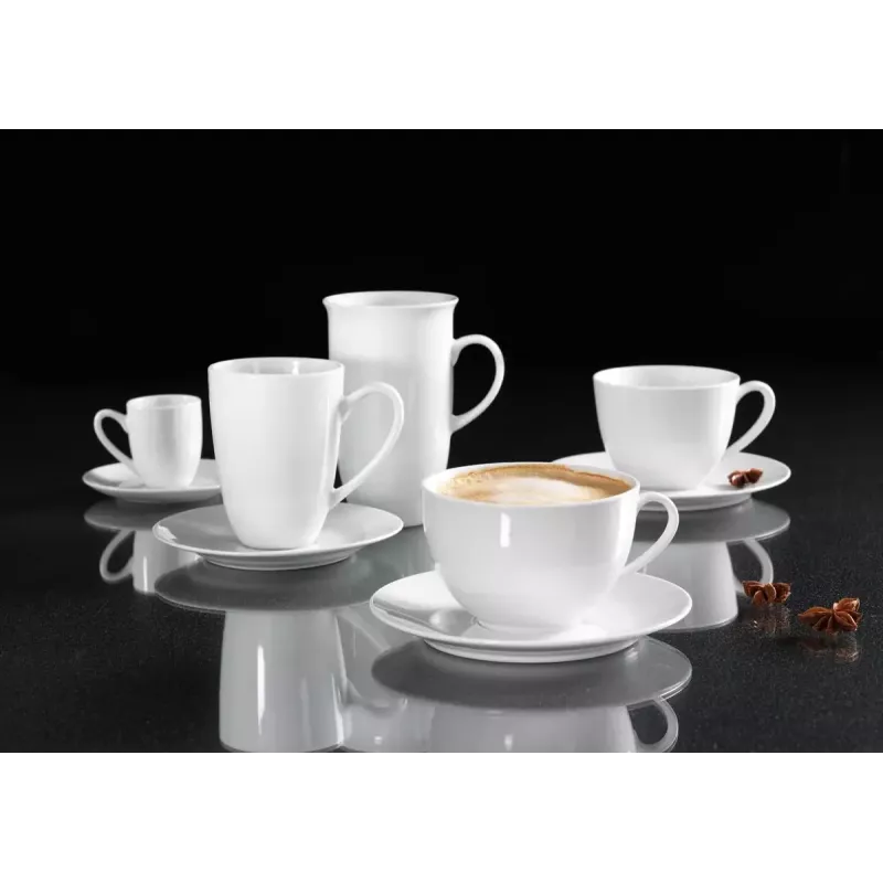 Cup Single Snap by R&B BIANCO White Cappuccino 0.3L