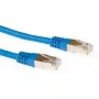 ACT Blue 7 meter LSZH SFTP CAT6A patch cable with RJ45 connectors