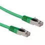 ACT Green 1.5 meter LSZH SFTP CAT6A patch cable with RJ45 connectors