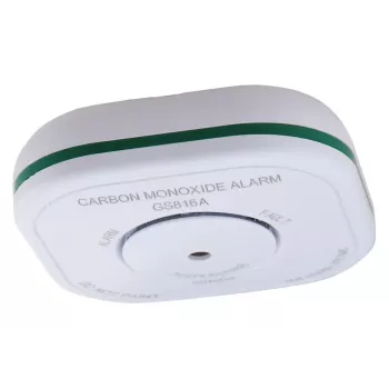 Gas detector Olympia 6121 — Carbon monoxide (CO), 85 dB alarm, battery powered (AAA 1.5V), white