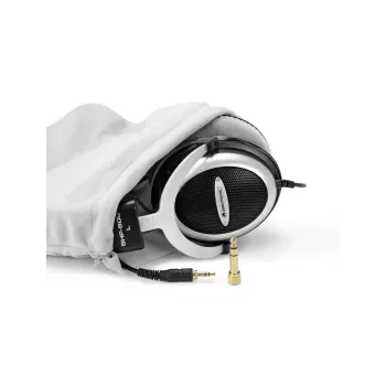 Headphones Omnitronic 14000329 Wired Head-band Calls Music Black Silver