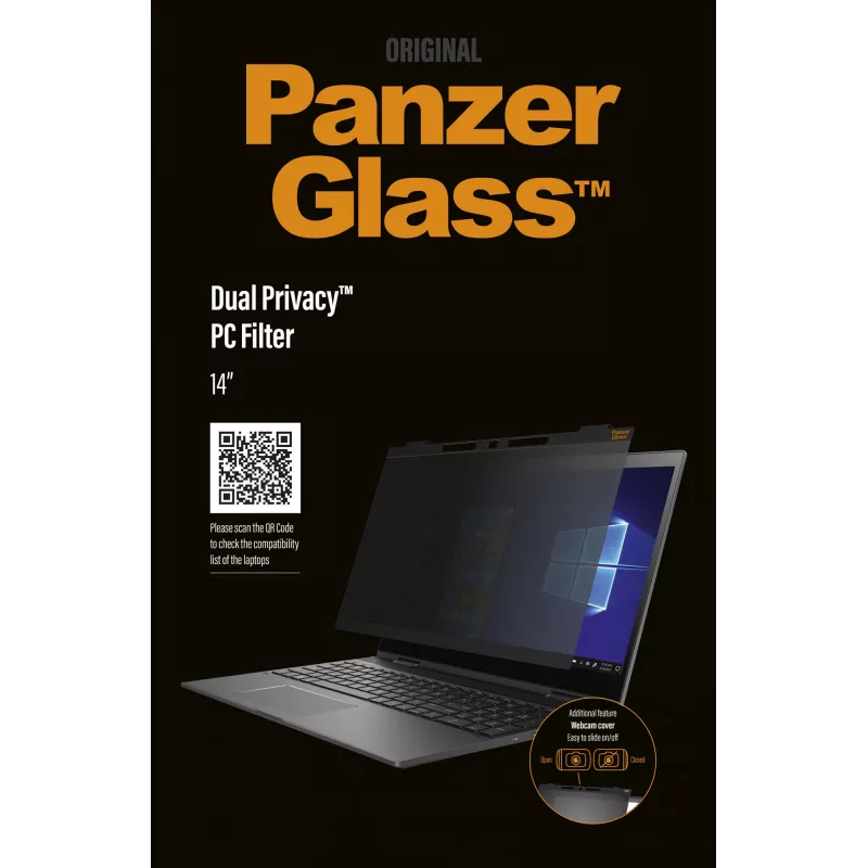 PanzerGlass ® Universal Laptops 13″ - Dual Privacy™| Screen Protector Glass