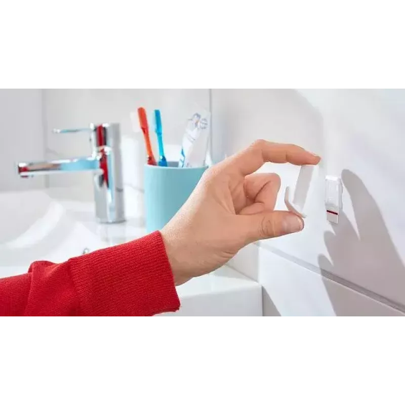Towel hook TESA 57072-00000 Indoor White 3 pcs