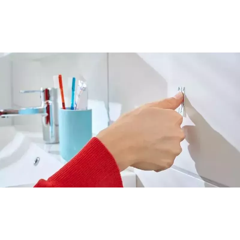 Towel hook TESA 57072-00000 Indoor White 3 pcs