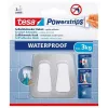 Towel hook TESA 59785-00000 Indoor Stainless steel White