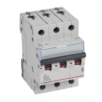 Legrand TX3 circuit breaker Miniature circuit breaker Type B 3