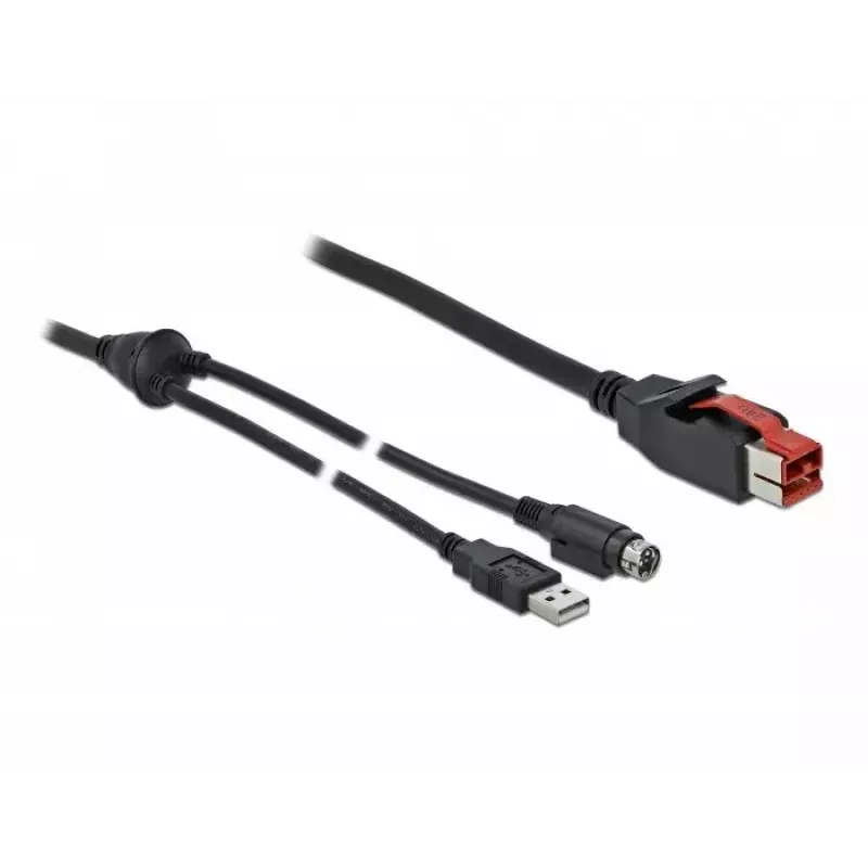 PoweredUSB cable DeLOCK 85942 3m USB Type-A Mini-DIN 3 pin