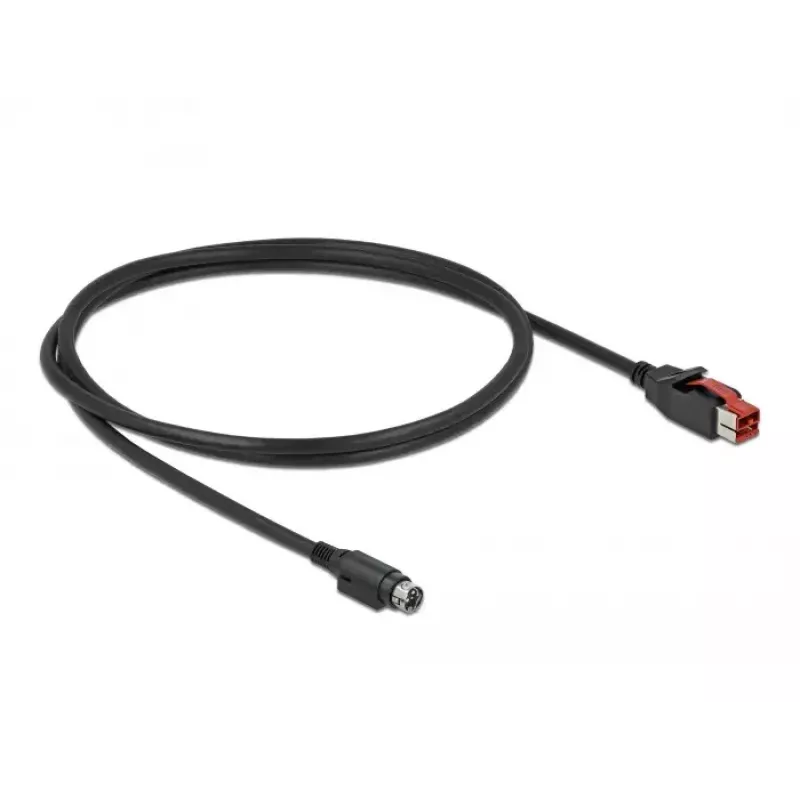 PoweredUSB cable DeLOCK 85945 1m Mini-DIN 3 pin male