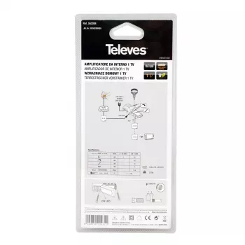 TV signal amplifier Televes 553304
