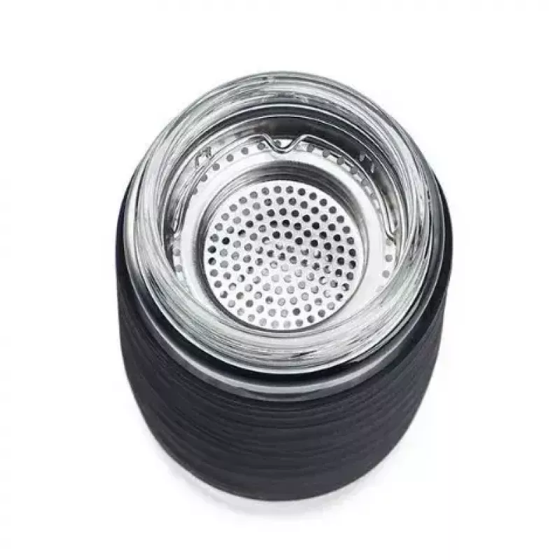 EMSA N20803 Tea Mug, 420 ml, Black, with Sieve Insert