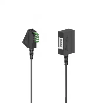 Hama 00201101 telephone cable 6 m Black