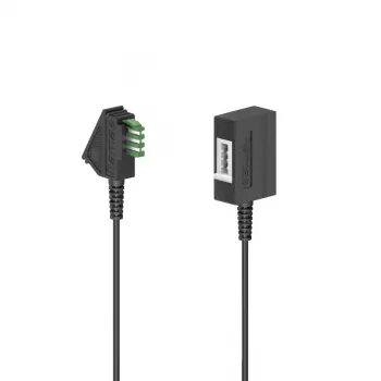 Hama 00201102 telephone cable 10 m Black