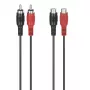 Hama 00305035 audio cable 5 m 2 x RCA Black
