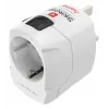 Hama World Travel Pro power plug adapter Universal Type F White