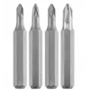 Screwdriver bit set KWB 128140 — 4 pieces, Pozidriv PZ0 & PZ1, 28 mm