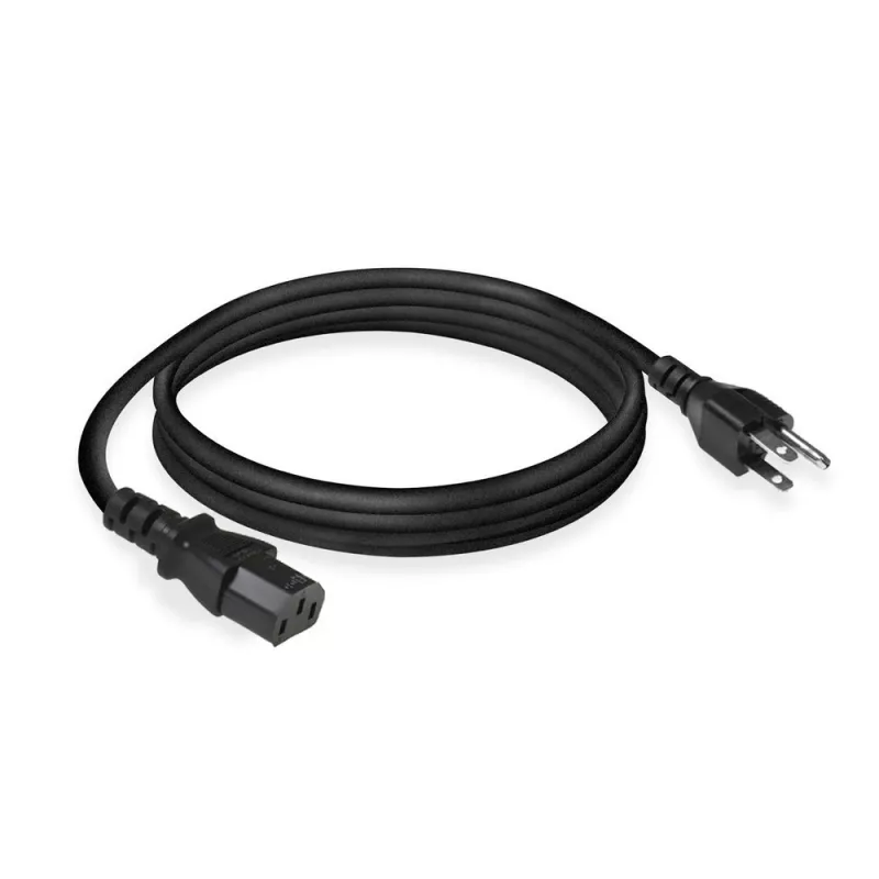 ACT Powercord USA plug - C13 black 1.8 m, 1.8 m, Power plug type A, C13 coupler, 120 V, 10 A