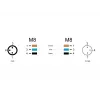 DeLOCK M8 3 pin Cable A-coded male to female PUR TPU 5 m