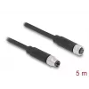 DeLOCK M8 3 pin Cable A-coded male to female PUR TPU 5 m