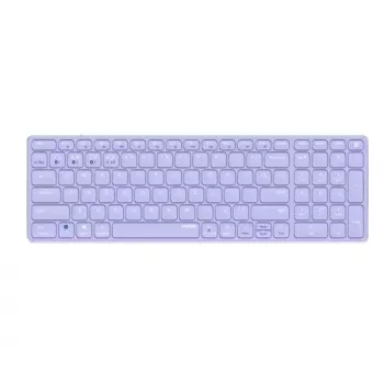 Wireless Keyboard Rapoo E9700M QWERTZ German Lilac RF Bluetooth