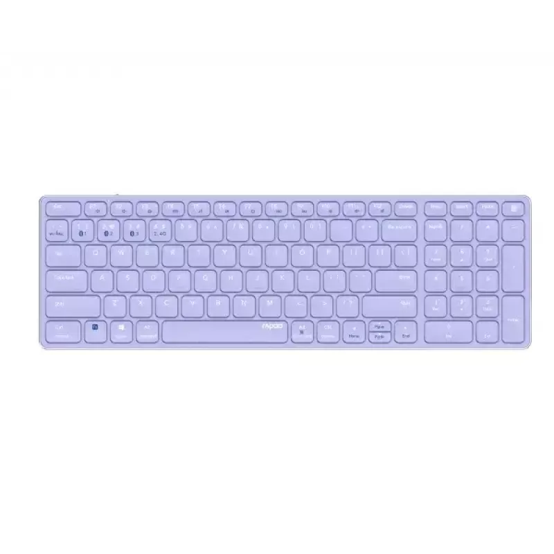 Wireless Keyboard Rapoo E9700M QWERTZ German Lilac RF Bluetooth