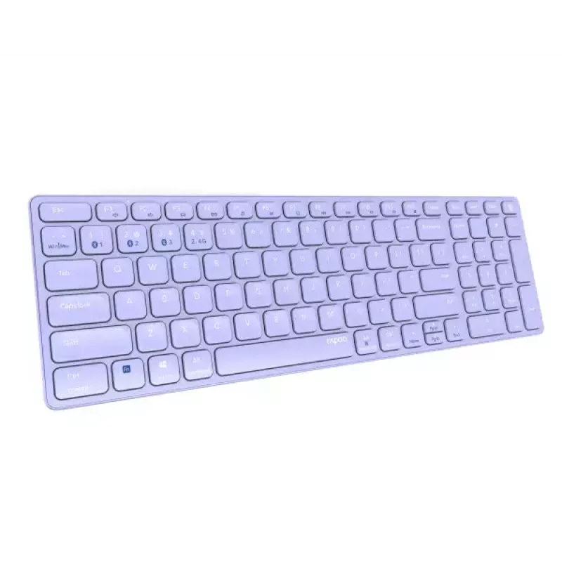 Wireless Keyboard Rapoo E9700M QWERTZ German Lilac RF Bluetooth