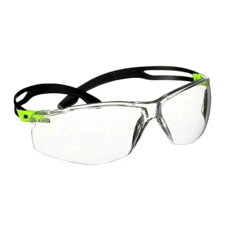 3M SF501SGAF-GRN-EU Safety glasses Polycarbonate (PC) Black, Green
