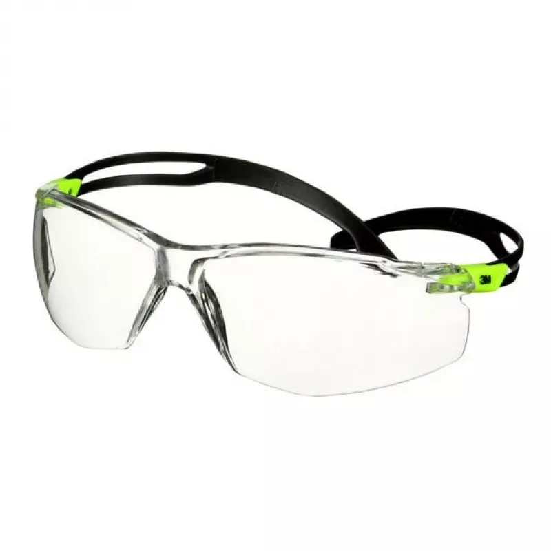 3M SF501SGAF-GRN-EU Safety glasses Polycarbonate (PC) Black, Green