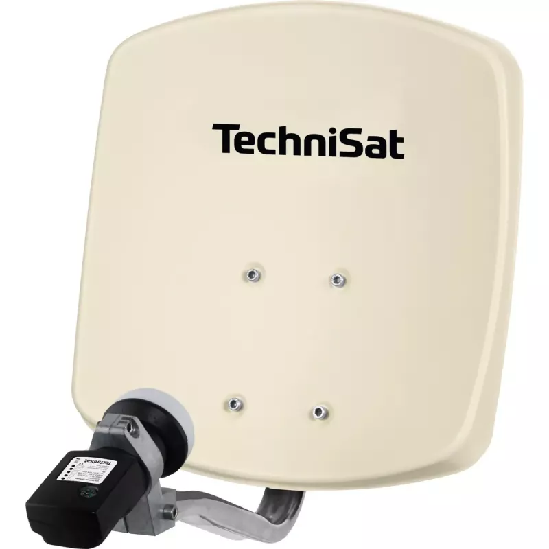 Satellite antenna TECHNIVOLT DIGIDISH 33, beige, aluminium, gain 30 dBi, 11.7–12.75 GHz / 10.7–11.7 GHz