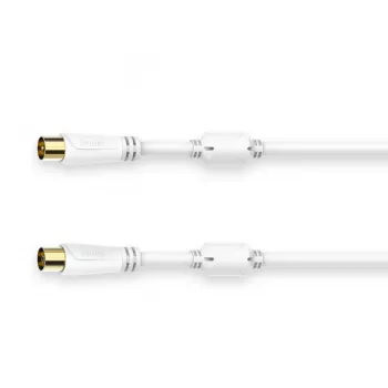 Hama 00205248 coaxial cable 5 m Coax White