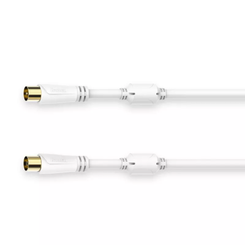 Hama 00205248 coaxial cable 5 m Coax White